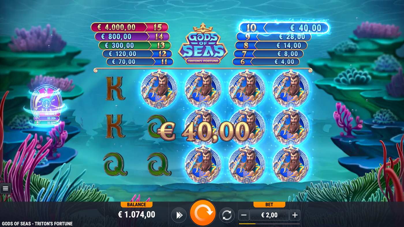 Gods of Seas Triton's Fortune: image of winning