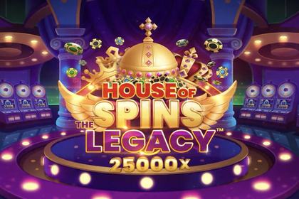 House of Spins the Legacy Online Slot Logo