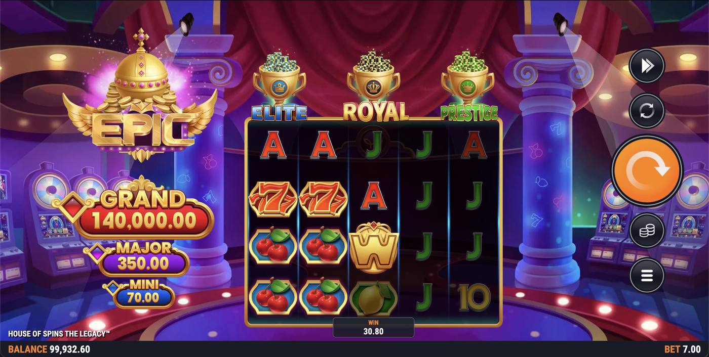 House of Spins the Legacy: image of winning