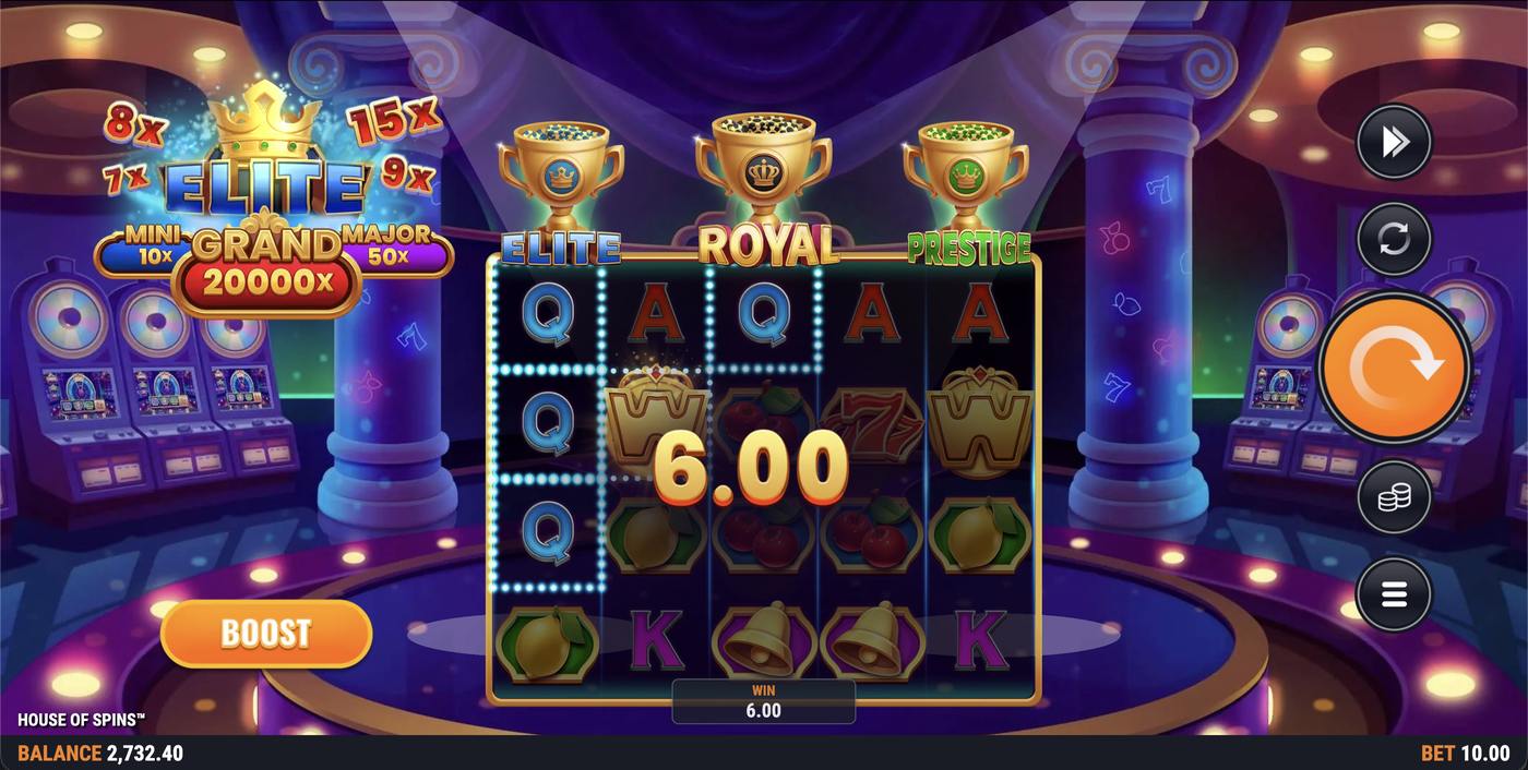 House of Spins: image of winning