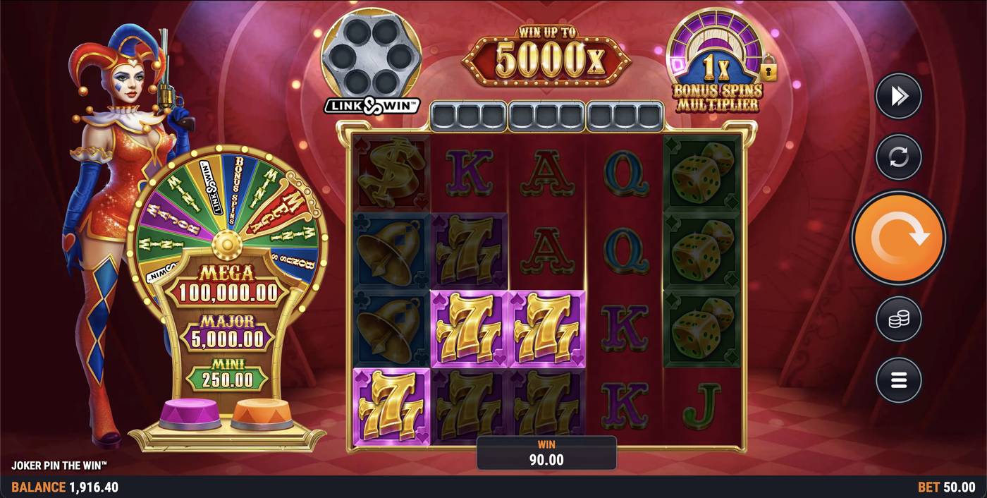 Joker Pin The Win: image of winning