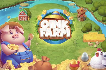 Oink Farm Online Slot Logo