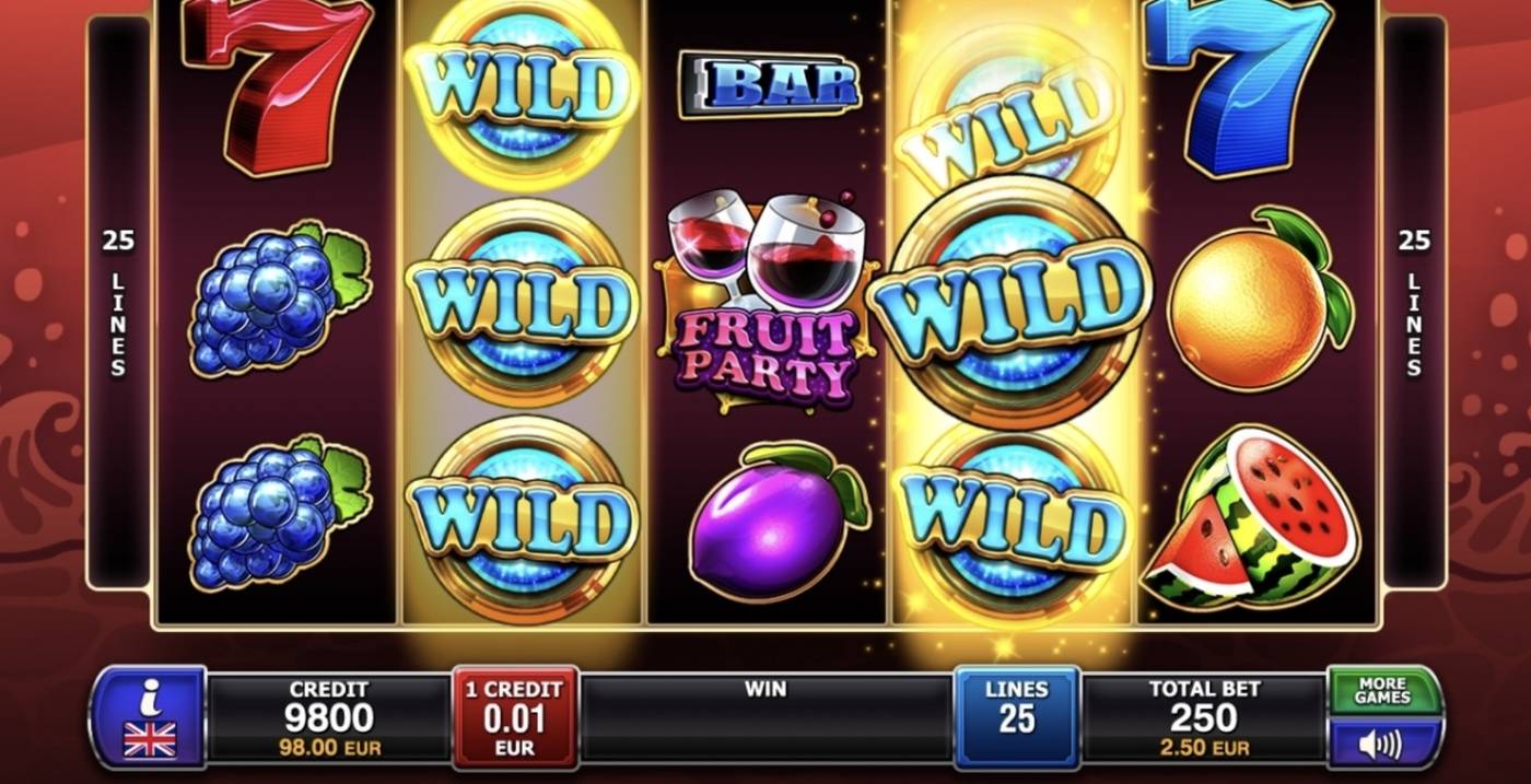 25 Fruit Party: image of winning