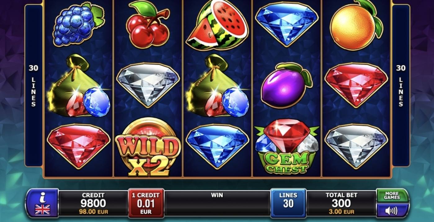 30 Gem Chest: image of main menu