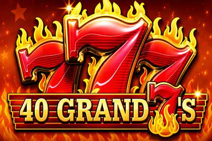 40 Grand Sevens Online Slot Logo