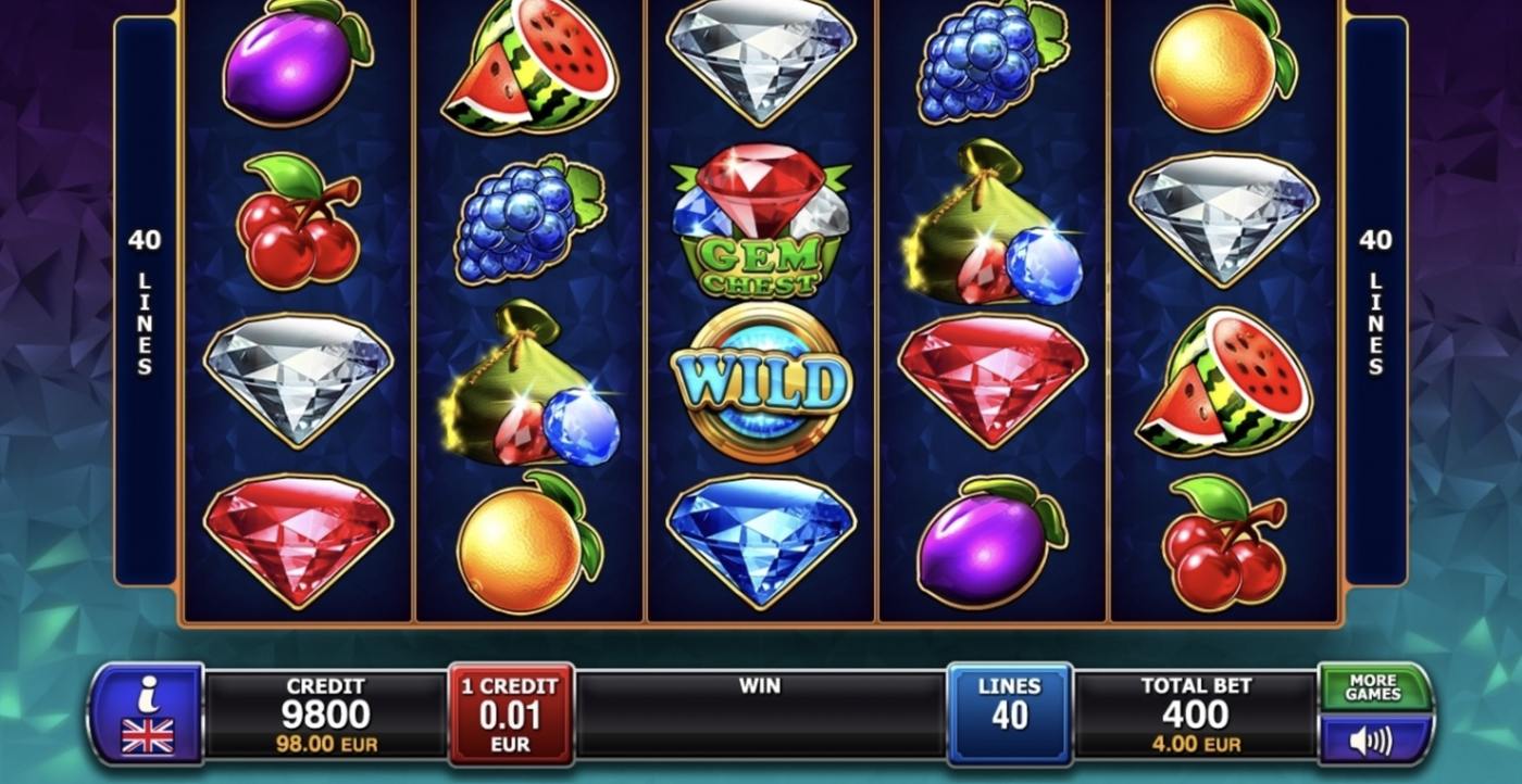 Amazing Gem Chest: image of main menu