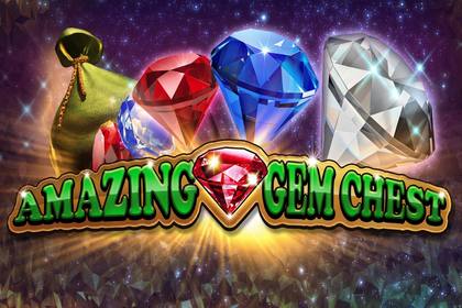 Amazing Gem Chest Online Slot Logo