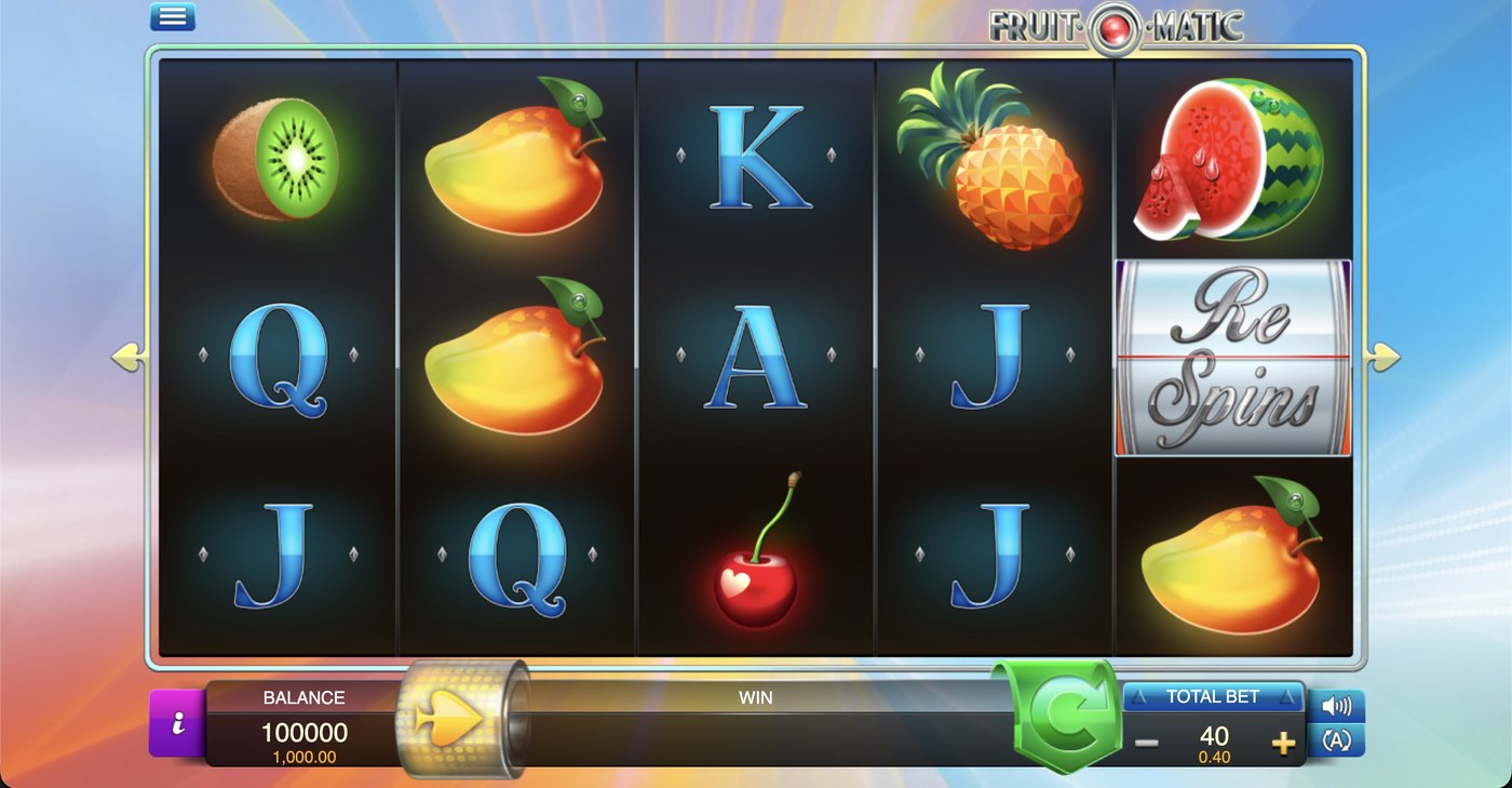 Fruit-O-Matic: image of main menu
