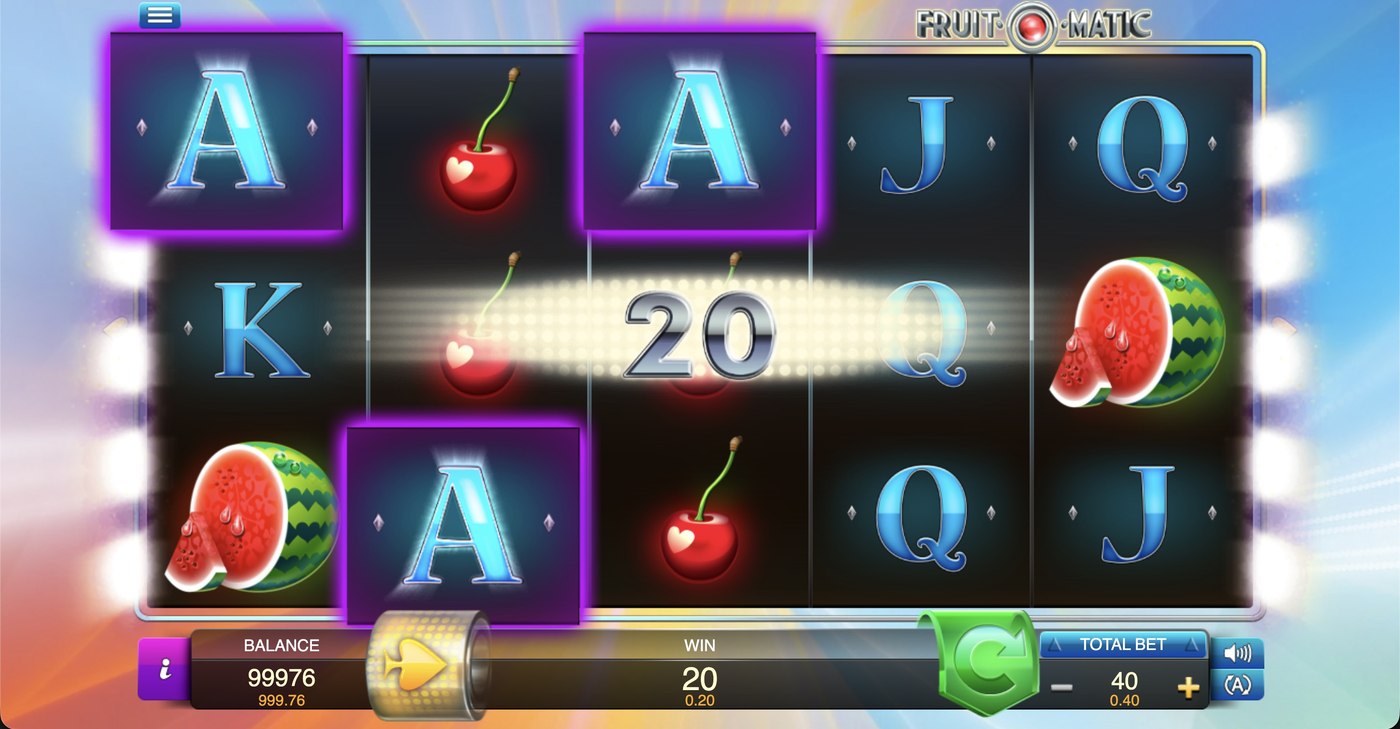 Fruit-O-Matic: image of winning