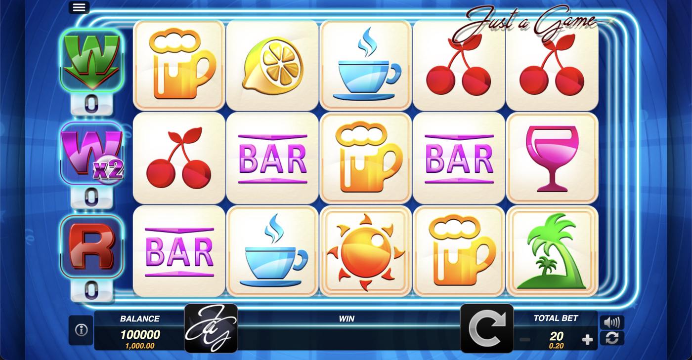 Just a Game: image of main menu