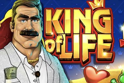 King of Life Online Slot Logo