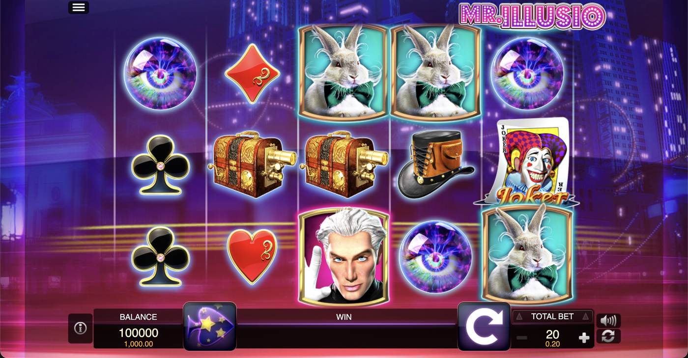 Mr. Illusio: image of main menu