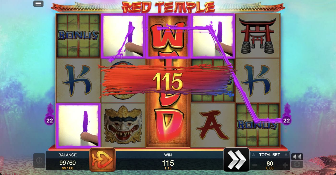 Red Temple: image of winning