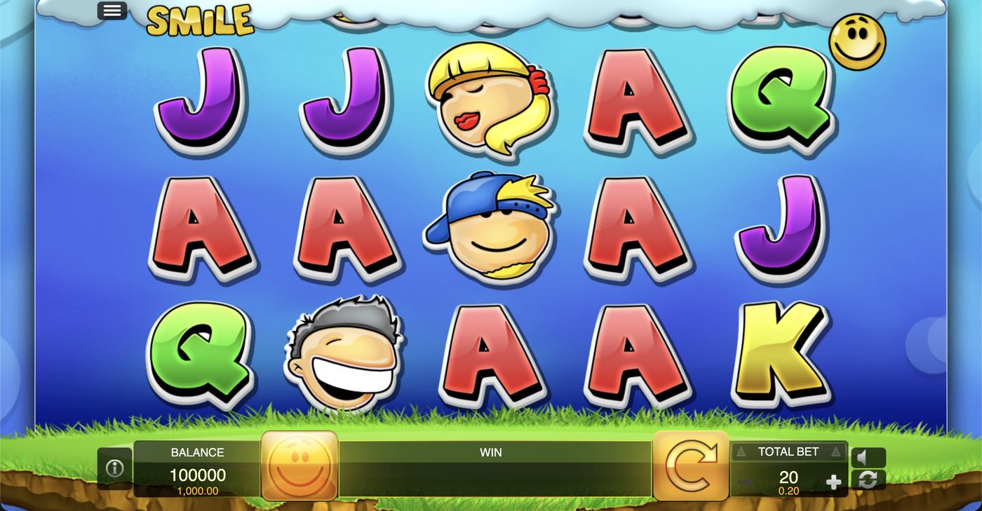 Smile: image of main menu