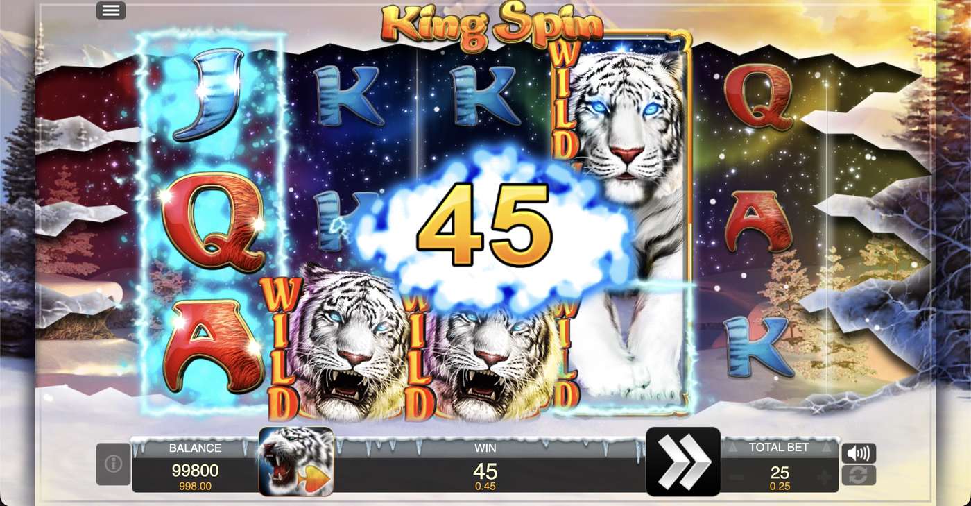 Tiger King Deluxe: image of winning
