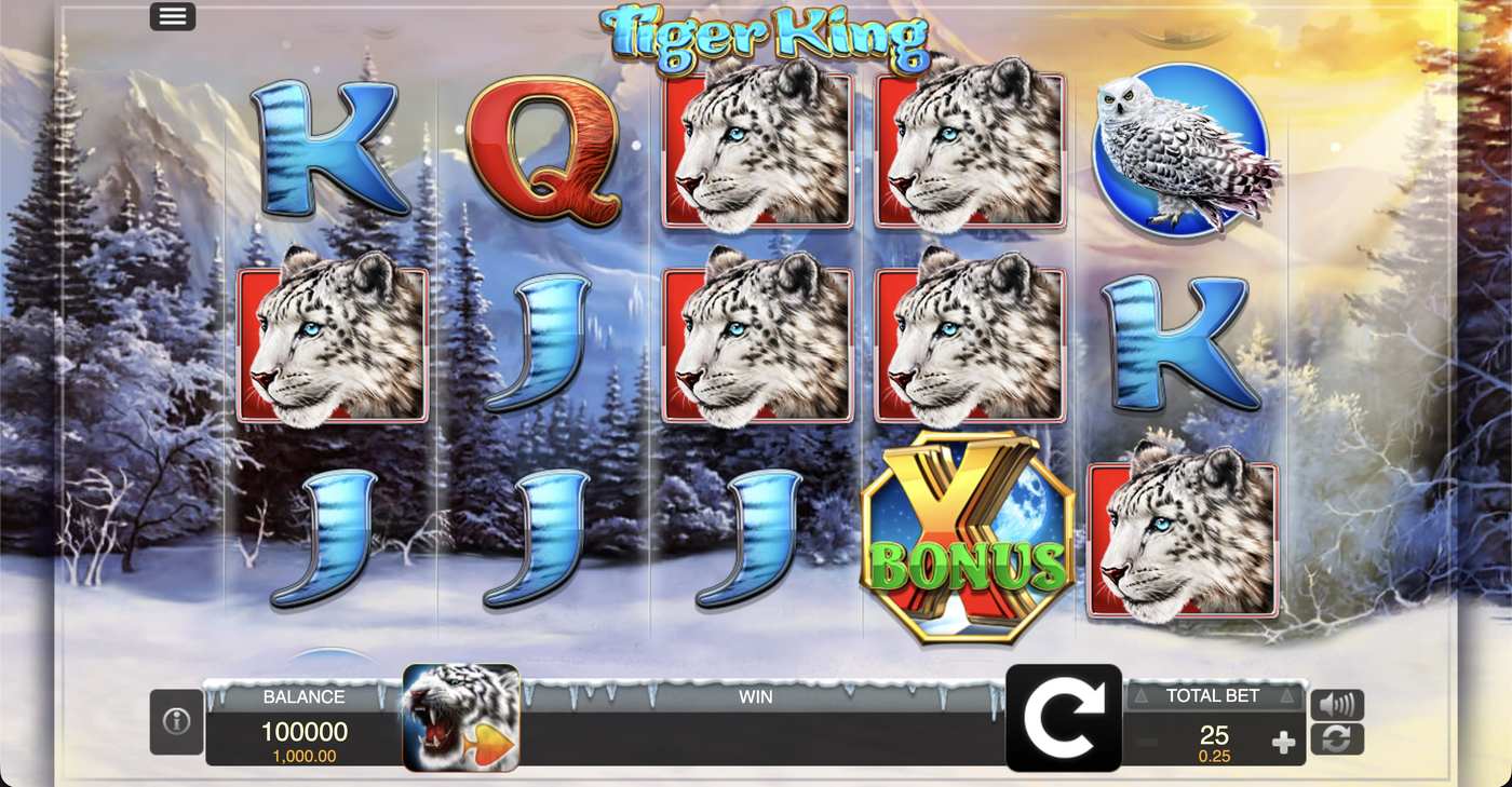 Tiger King: image of main menu