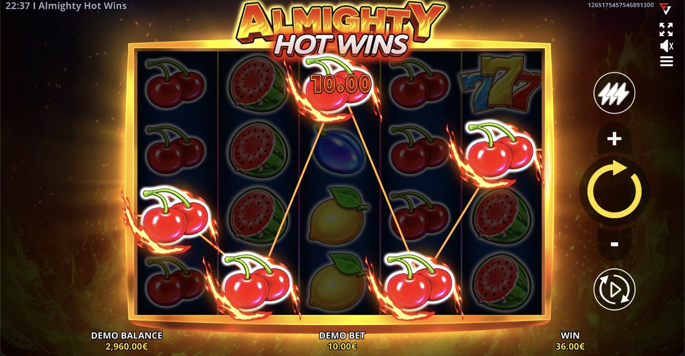 Almighty Hot Wins: image of winning