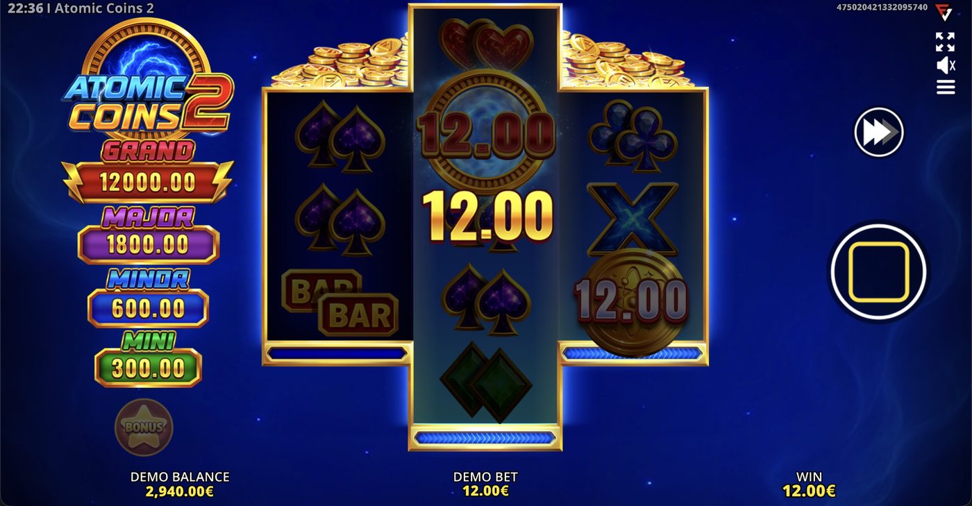 Atomic Coins 2: image of winning