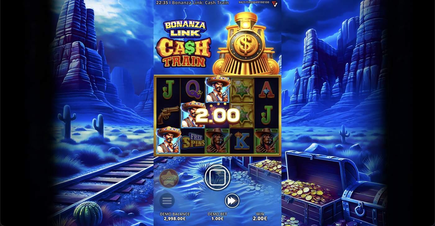 Bonanza Link: Cash Train: image of winning