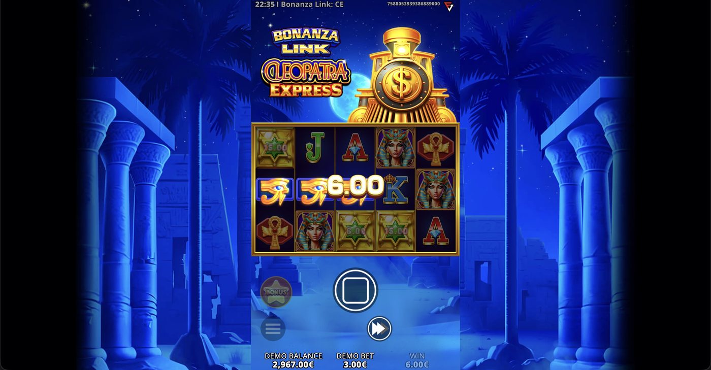 Bonanza Link: Cleopatra Express: image of winning