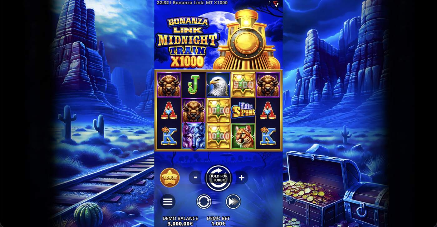 Bonanza Link: Midnight Train X1000: image of main menu