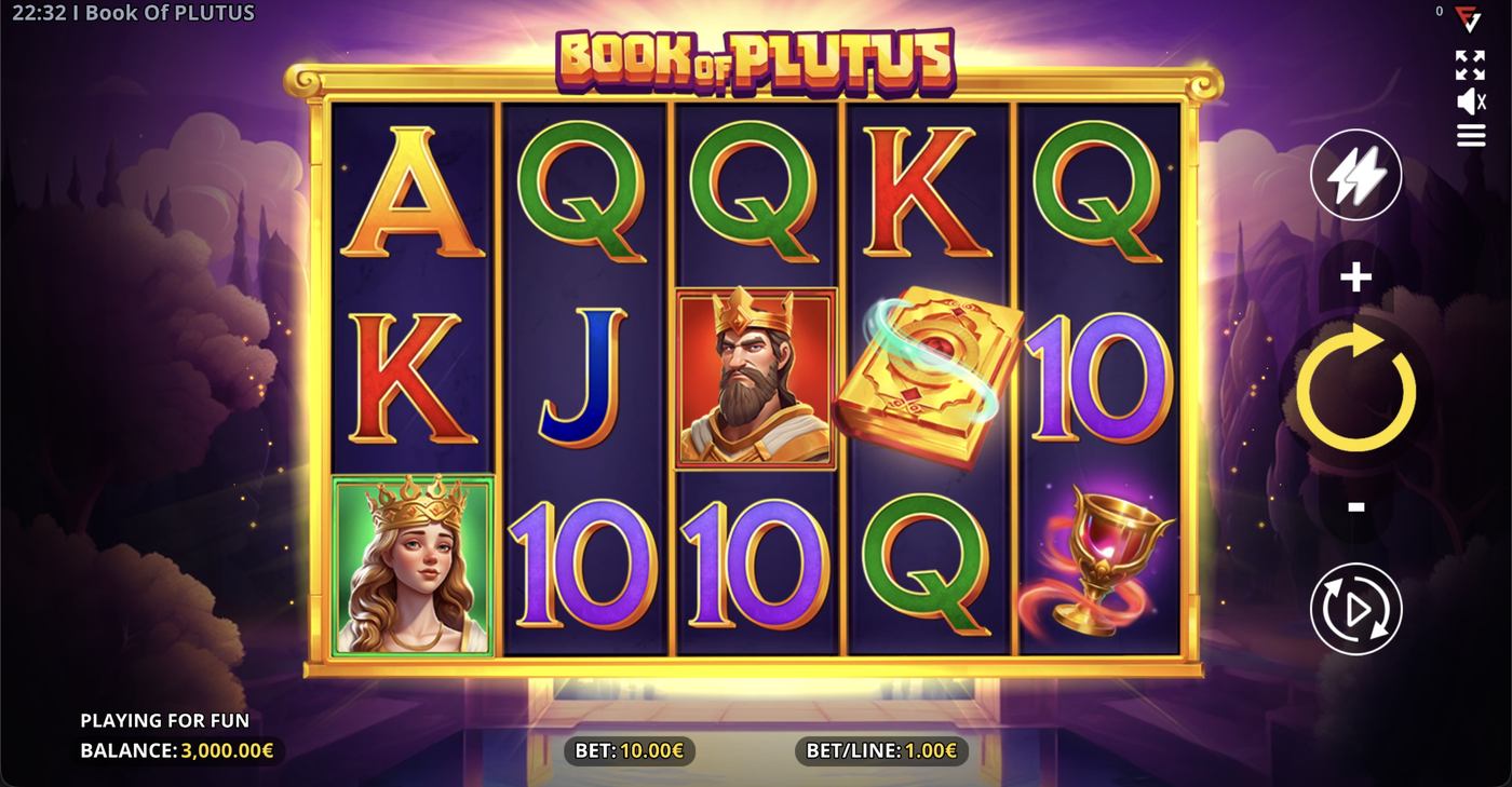 Book Of Plutus: image of main menu
