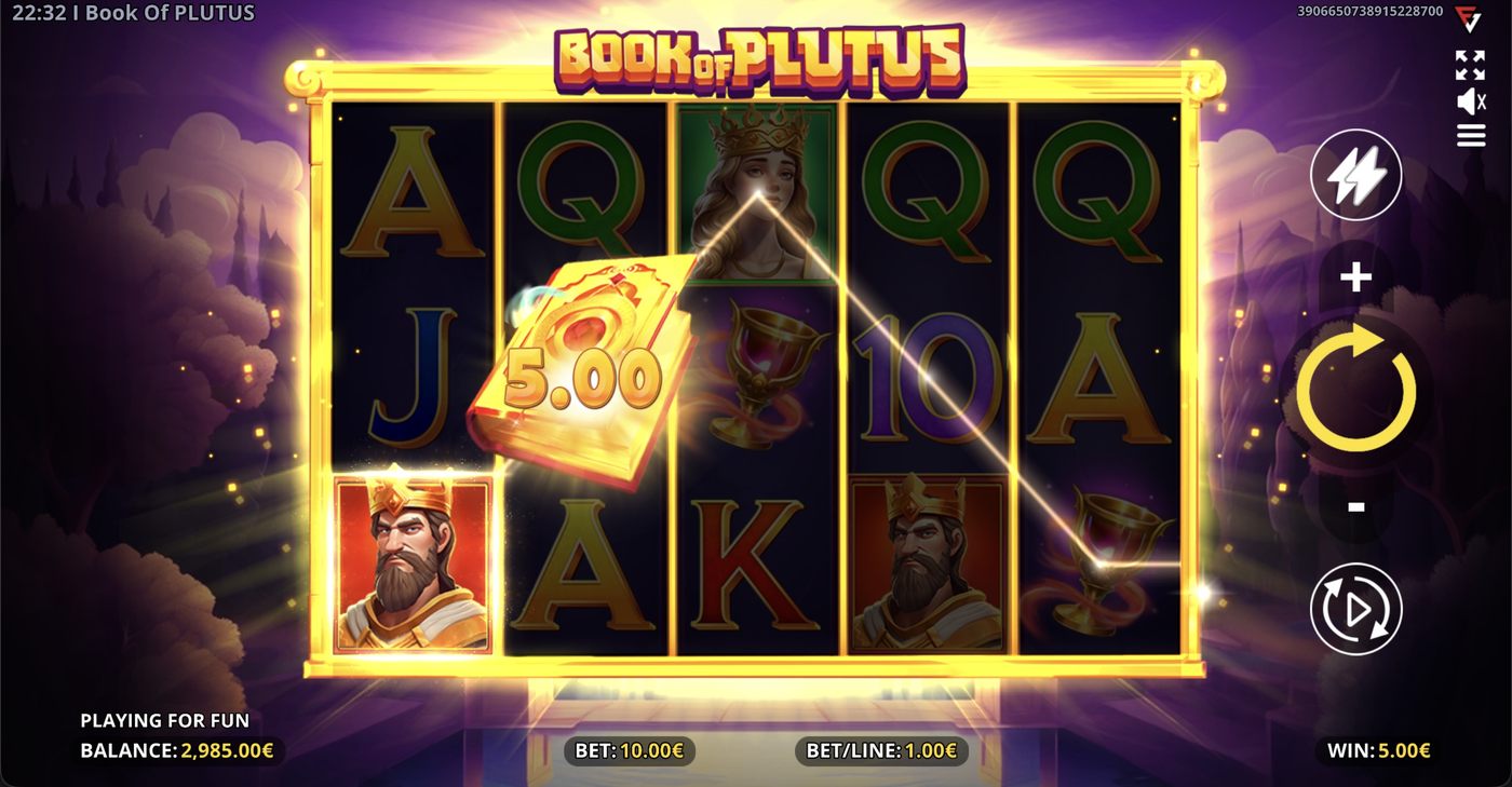 Book Of Plutus: image of winning