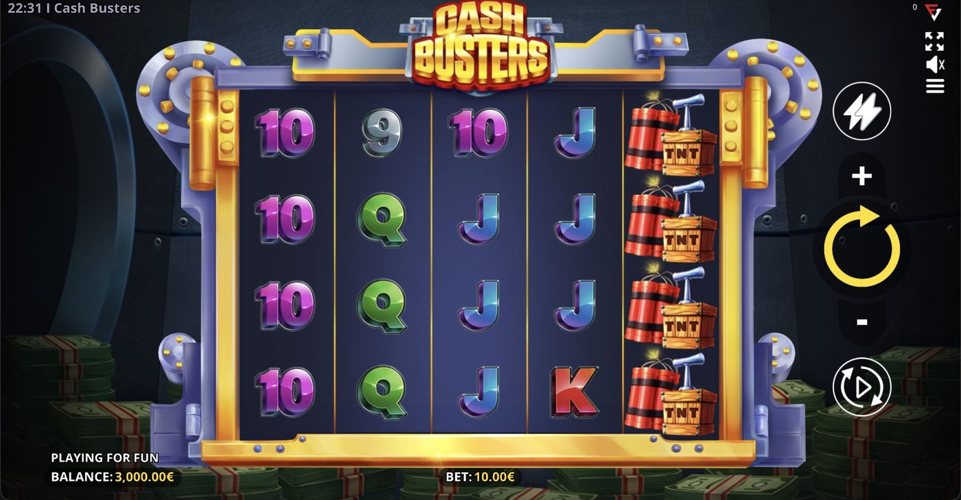 Cash Busters: image of main menu