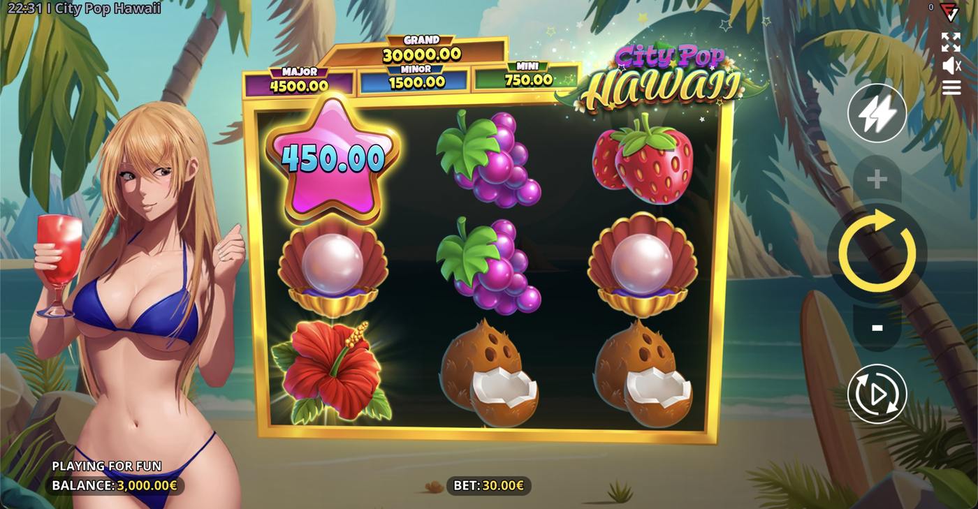 City Pop Hawaii: image of main menu