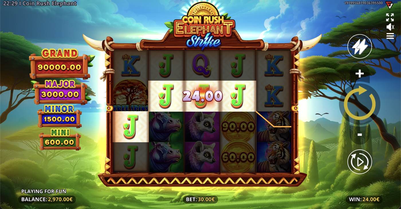 Coin Rush: Elephant Strike: image of winning