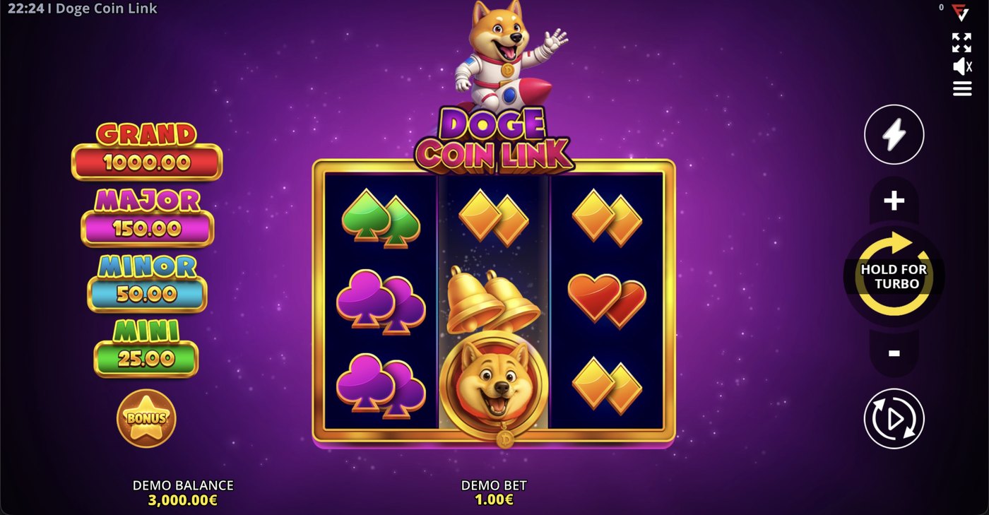 Doge Coin Link: image of main menu