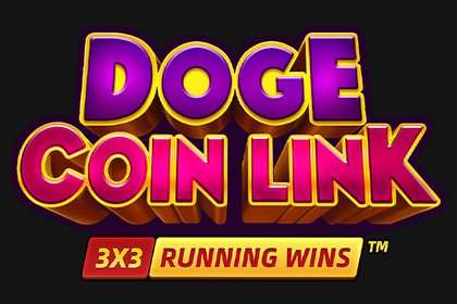 Doge Coin Link Online Slot Logo