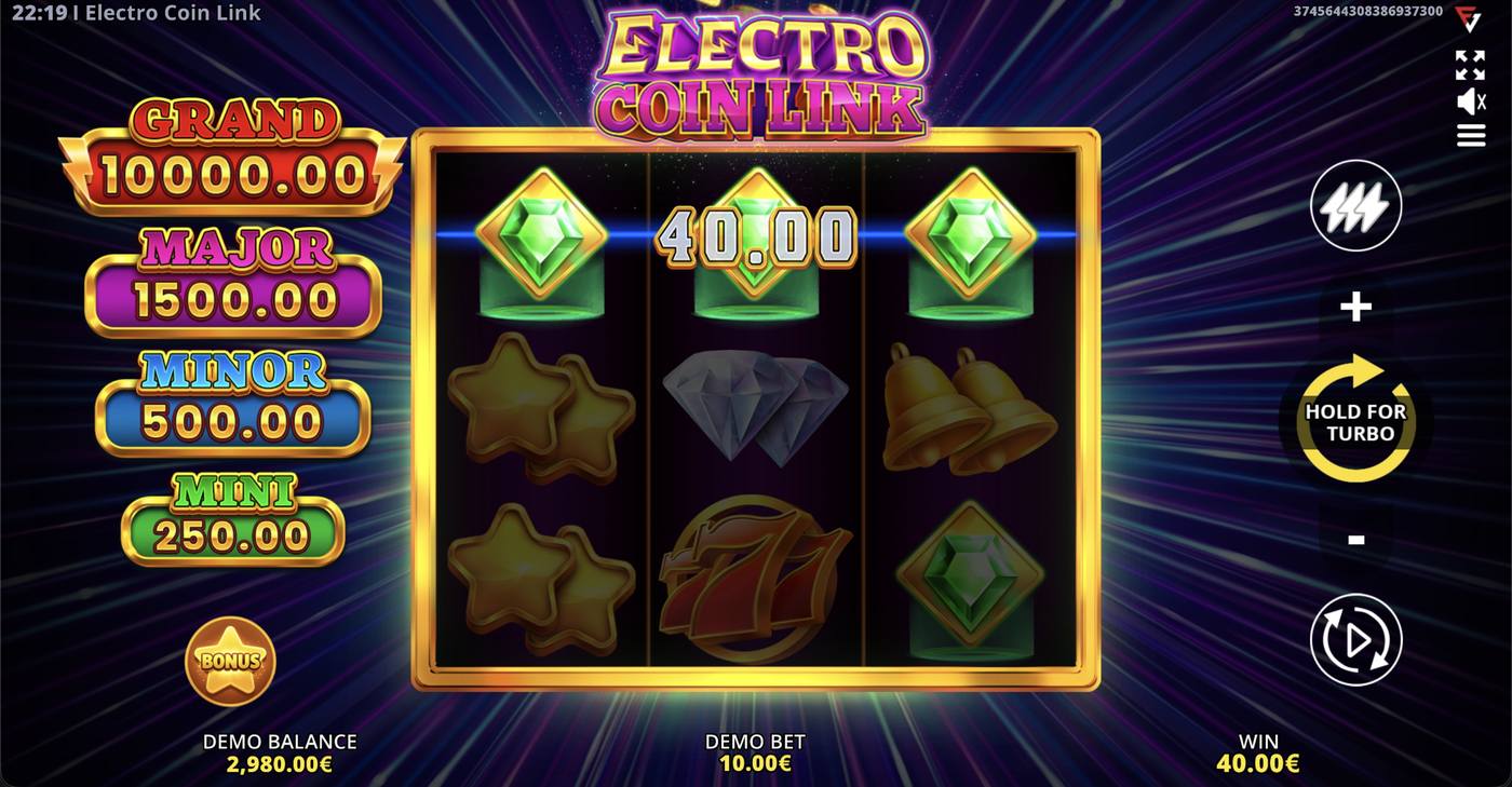 Electro Coin Link: image of winning