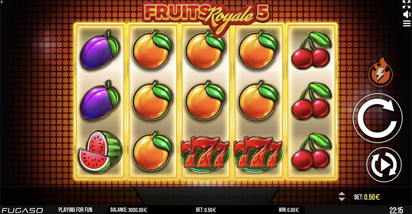 Fruits Royale 5: image of main menu