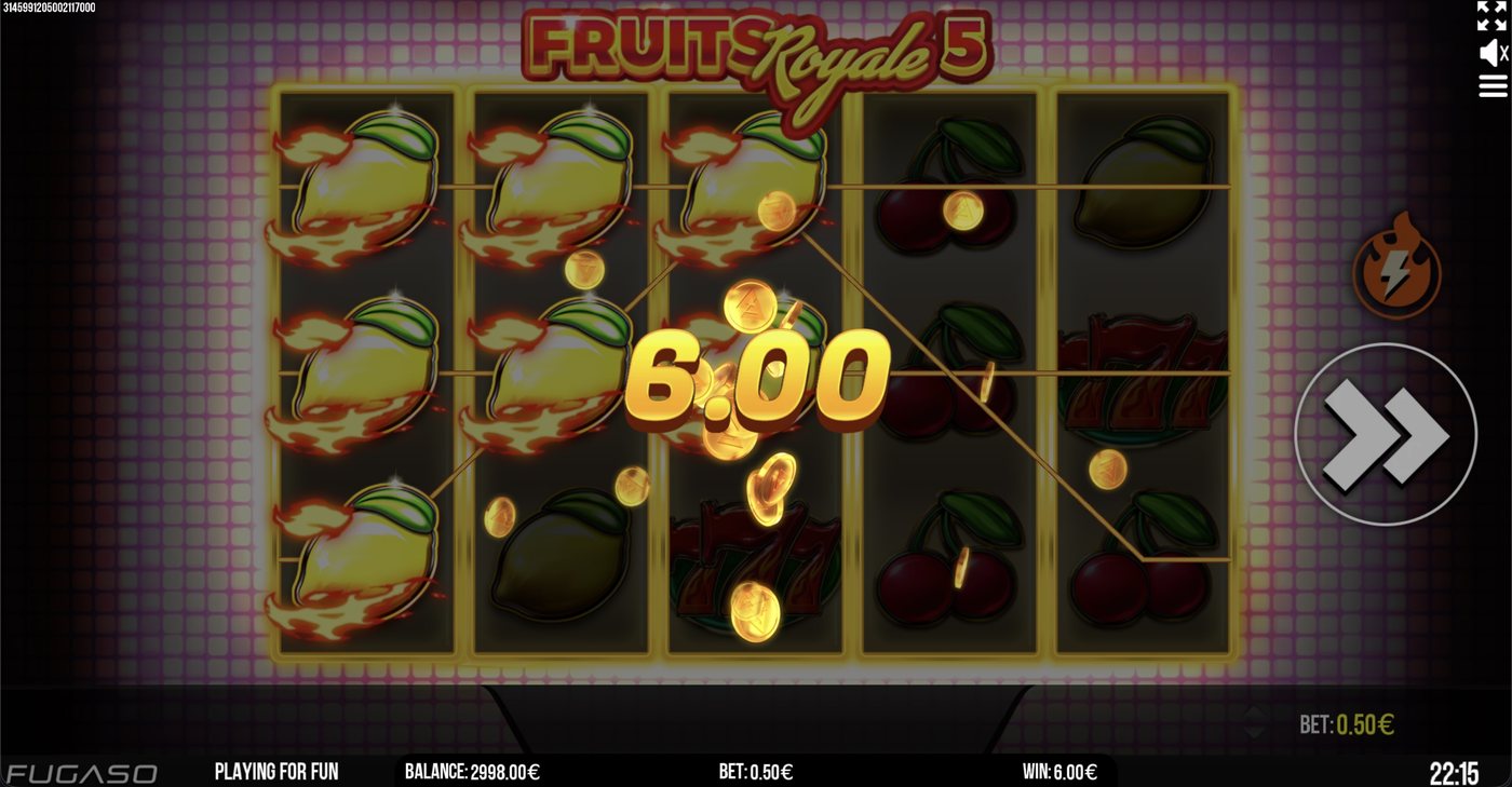 Fruits Royale 5: image of winning
