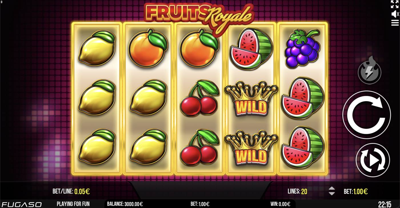 Fruits Royale: image of main menu