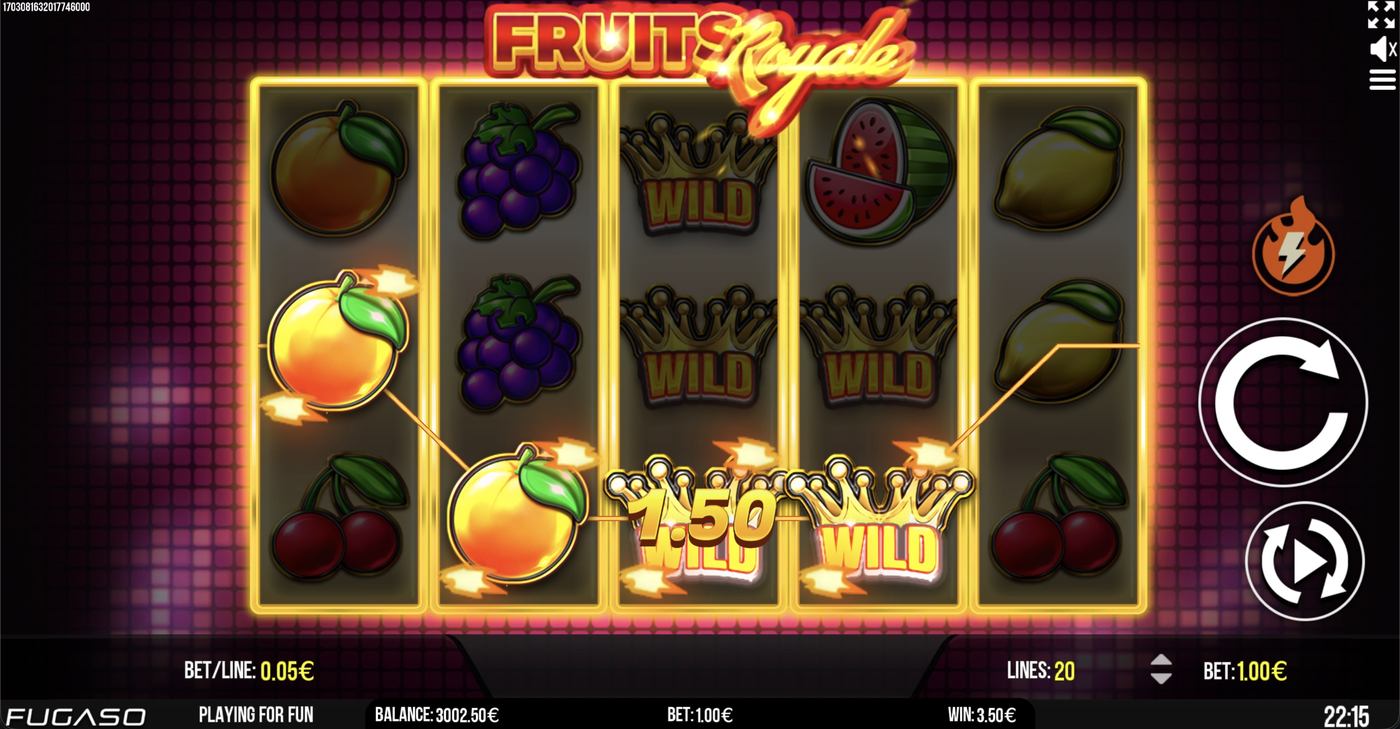 Fruits Royale: image of winning