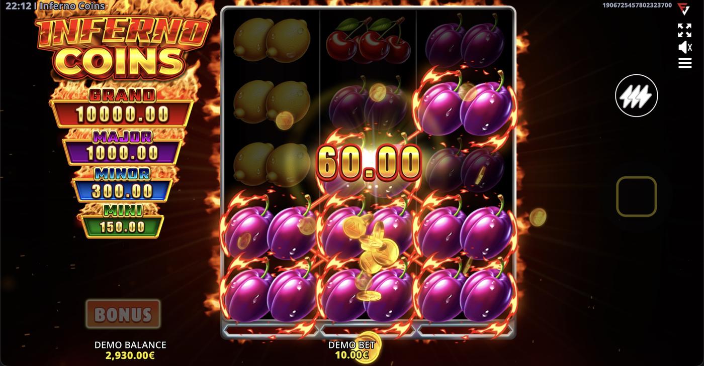 Inferno Coins: ULTIMATE: image of winning