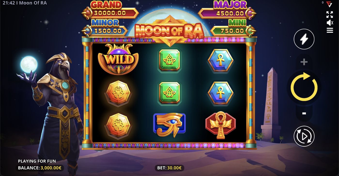 Moon Of Ra: image of main menu