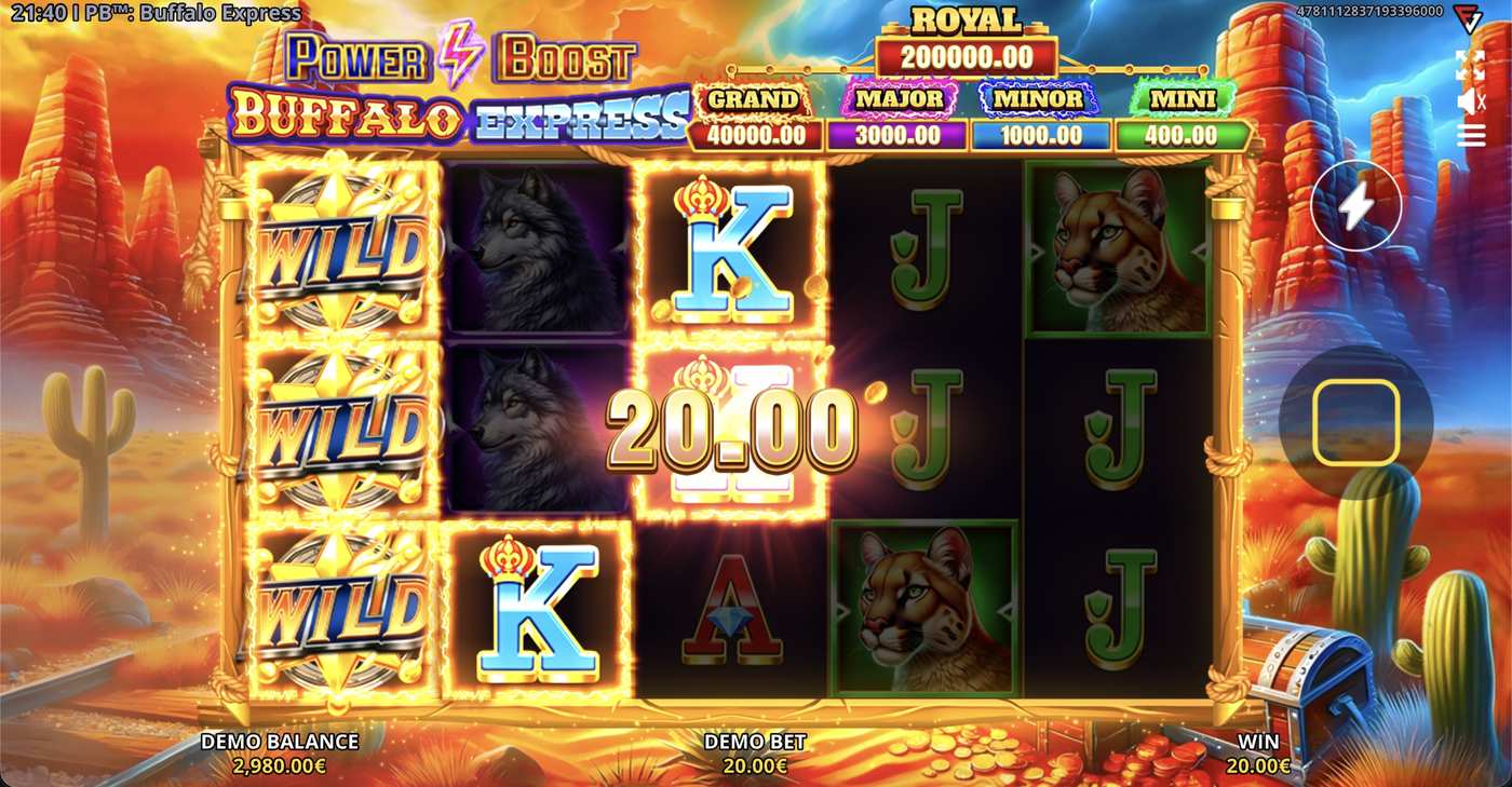 Power Boost: Buffalo Express: image of winning