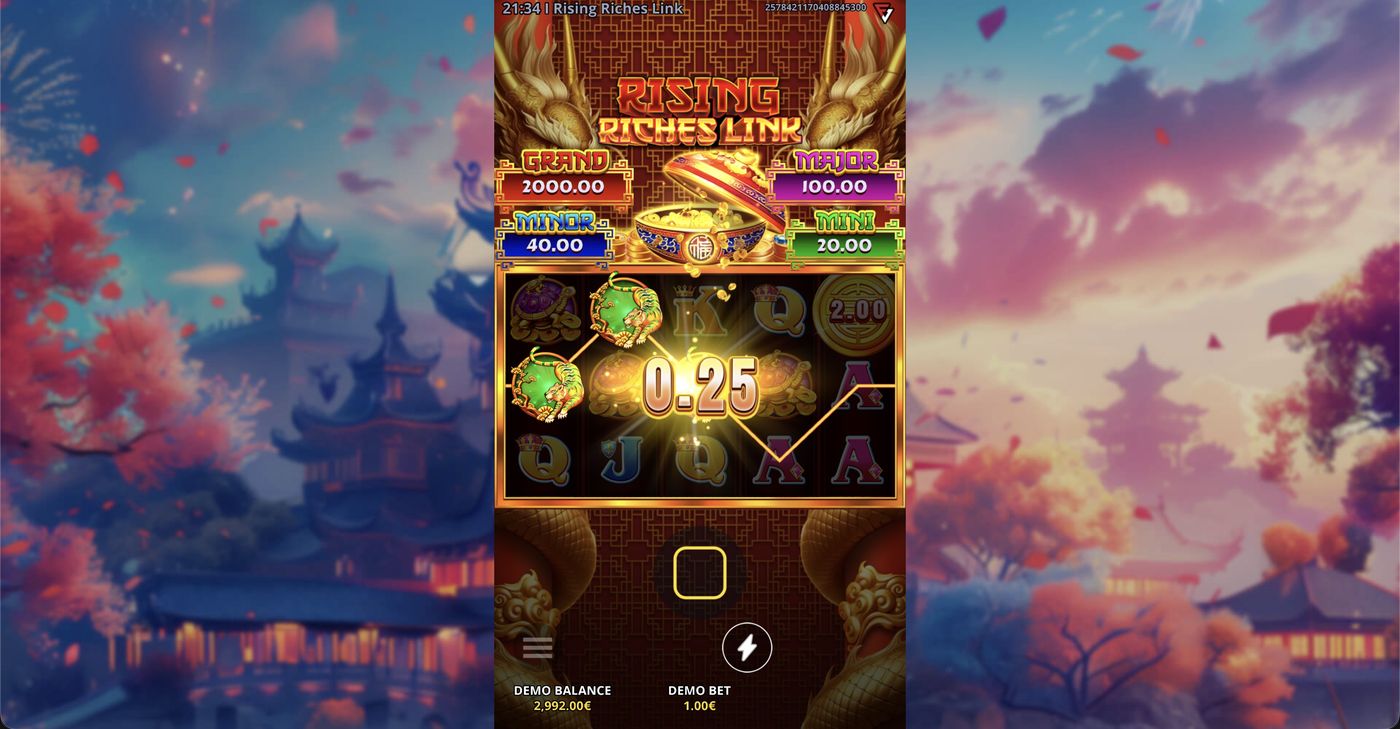 Rising Riches Link: image of winning