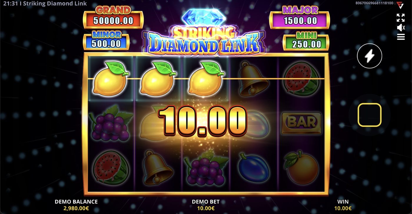Striking Diamond Link: image of winning