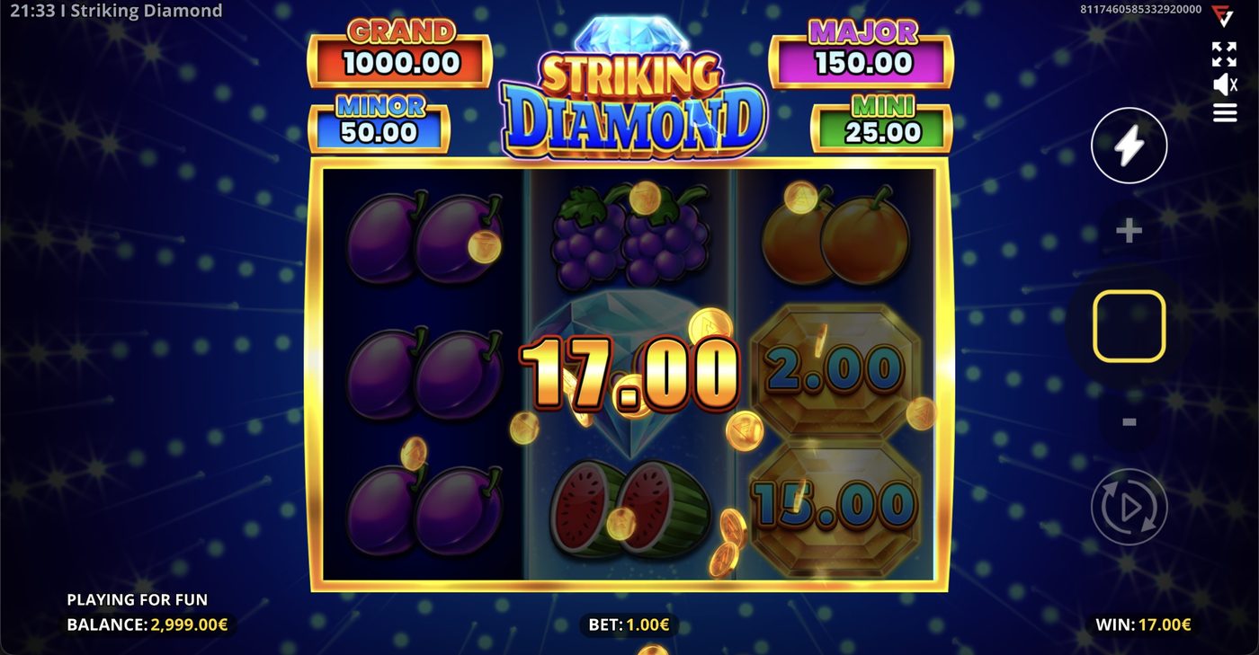 Striking Diamond: image of winning
