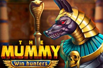 The Mummy Win Hunters Online Slot Logo