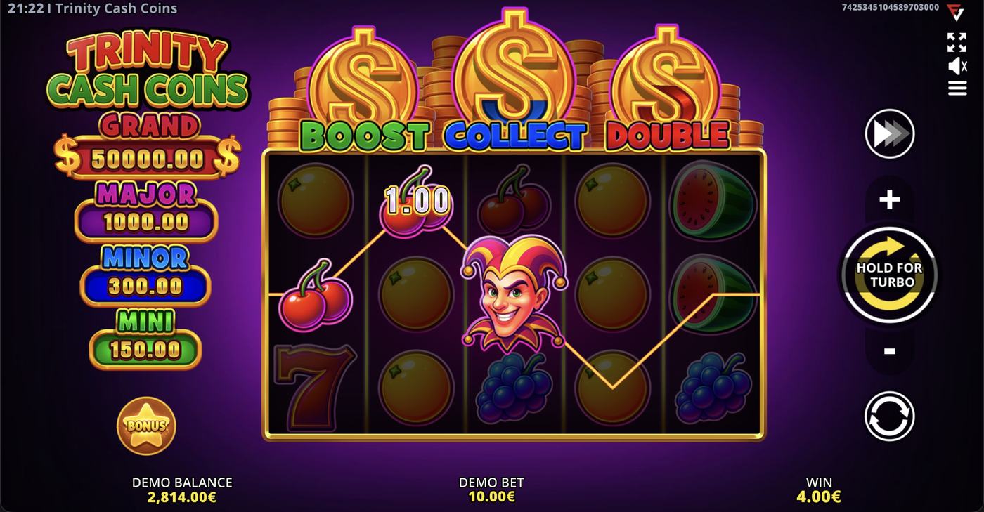 Trinity Cash Coins: image of winning
