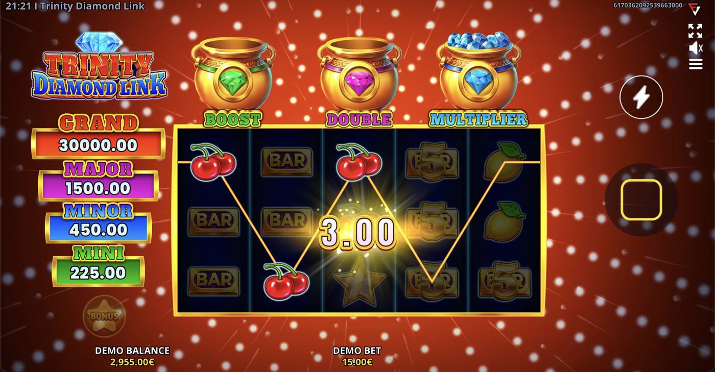 Trinity Diamond Link: image of winning