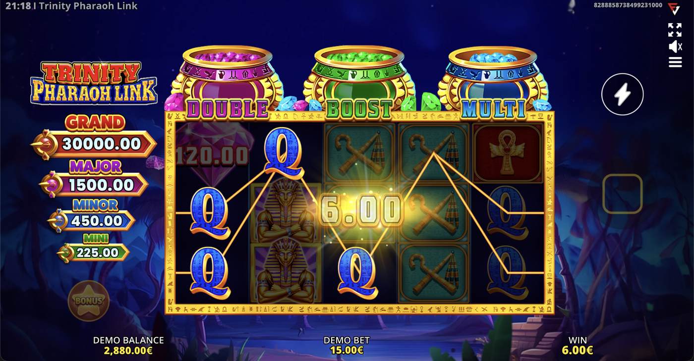 Trinity Pharaoh Link: image of winning