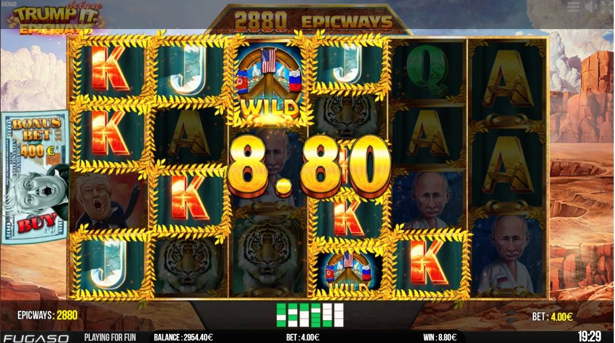 Trump It Deluxe Epicways: image of winning