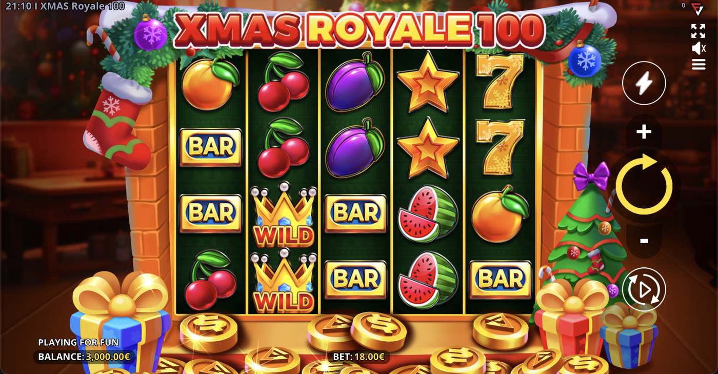 XMAS Royale 100: image of main menu
