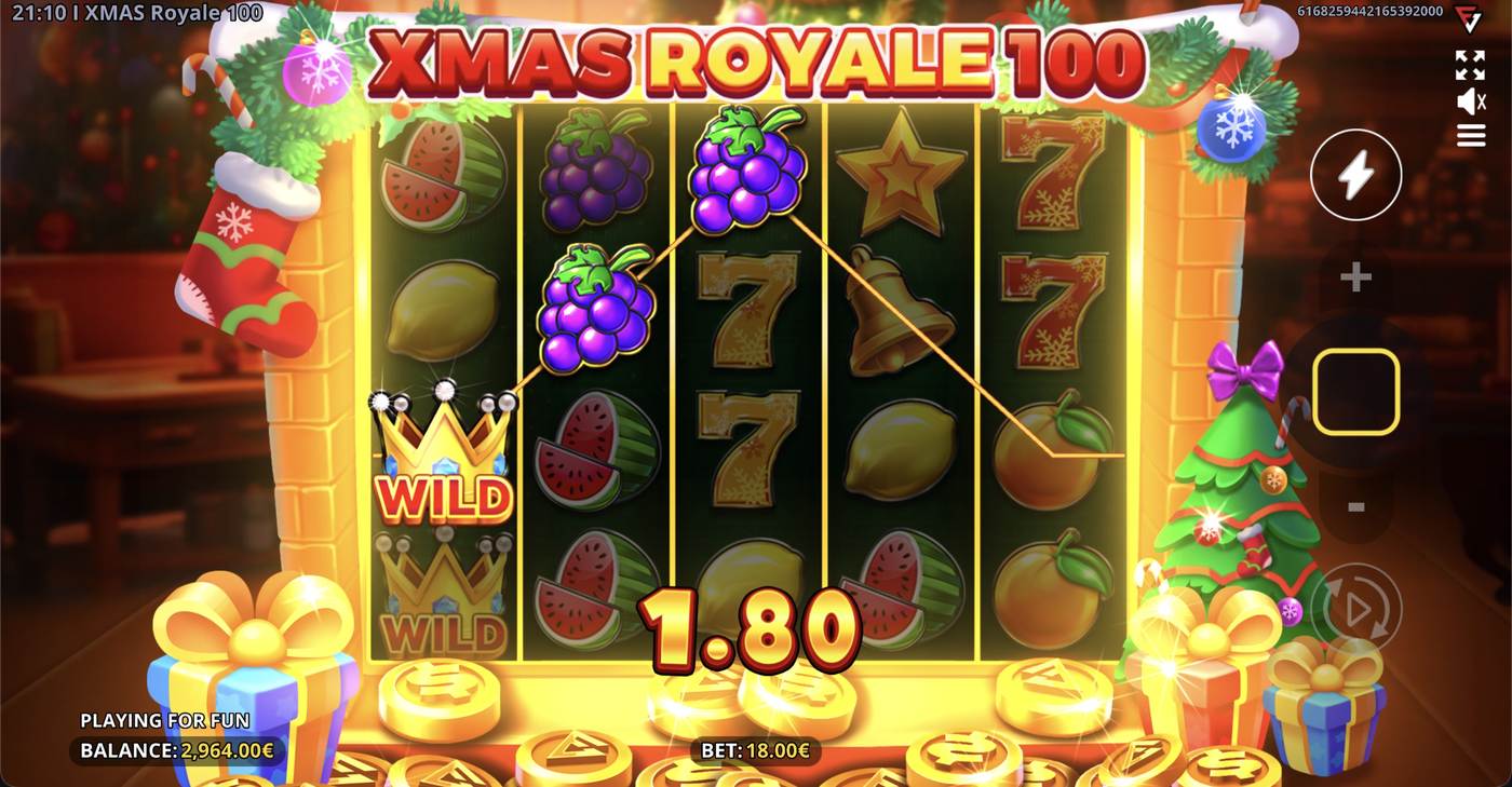 XMAS Royale 100: image of winning